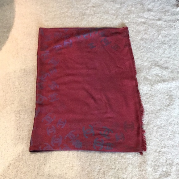 Chanel France, Cashmere/Silk, Oblong, Logo Scarf/Shawl - Picture 4 of 13